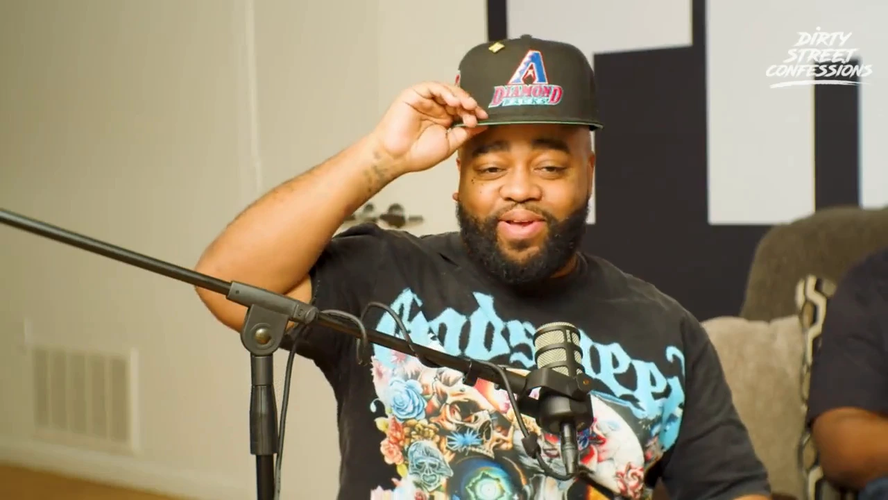 CurlyRican gets intense interracial and creampied in a podcast interview porn video